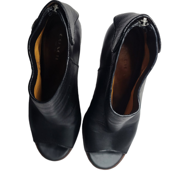 Coach Women's Labelle Booties Black Size 7 - Picture 7 of 12